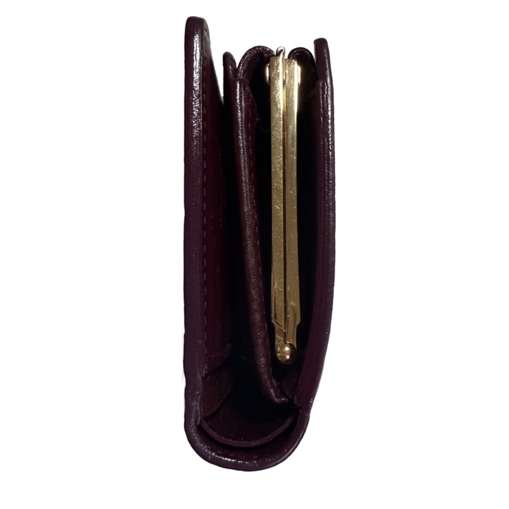 Louis Vuitton Amarante Burgandy Vernis Patent Monogram Kisslock Wallet - Picture 3 of 10